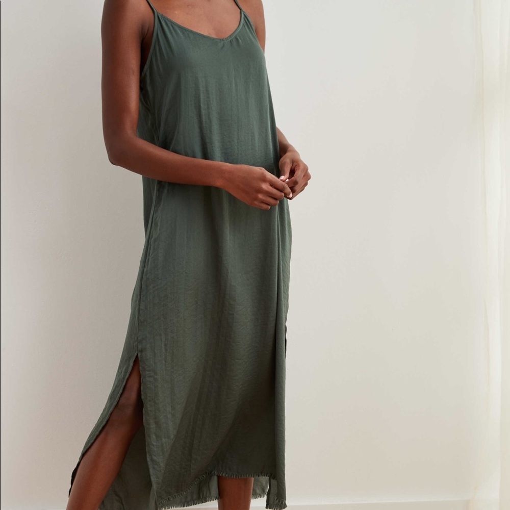Aerie satin slip dress